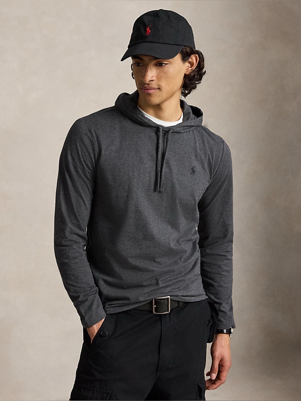 Polo Ralph Lauren Mens Medium Jersey Hooded T-Shirt